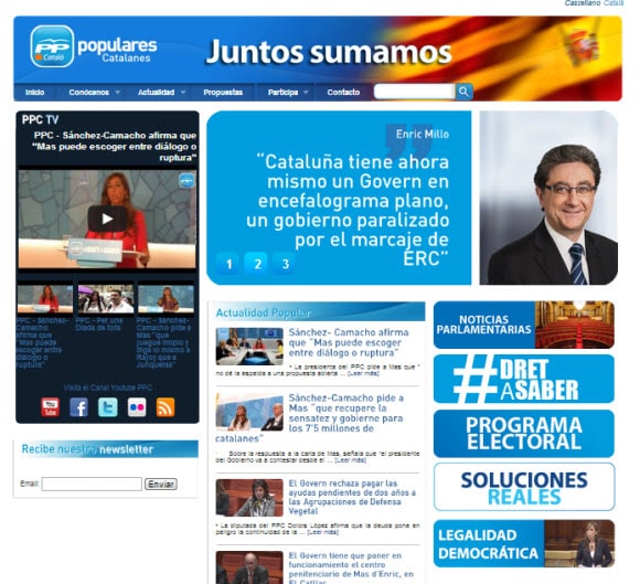Web del PP