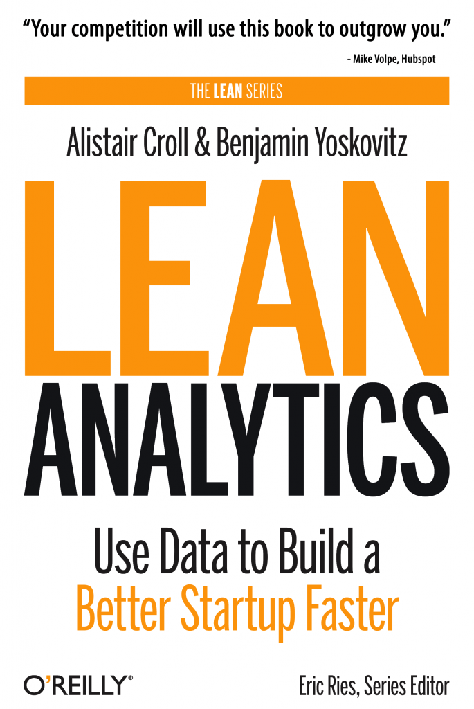 La portada de Lean Analytics