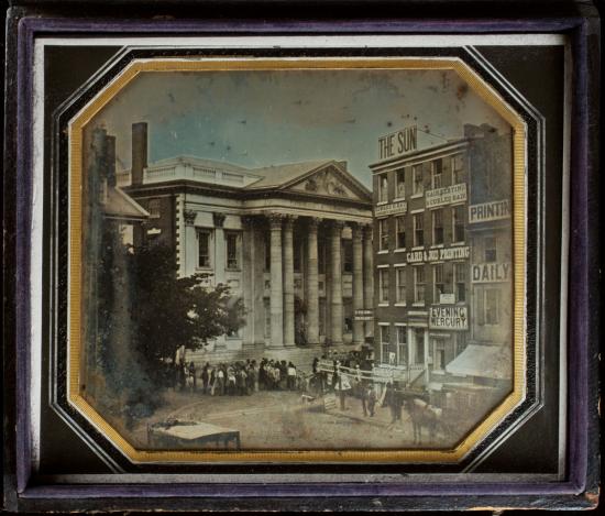 Daguerrotipo de la Library Copany de Filadelfia. 