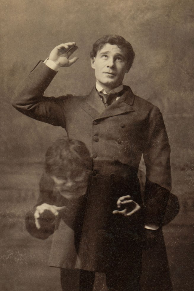 Daguerrotipo de Richard Mansfield caracterizado del Dr. Jekill y Mr. Hyde. 