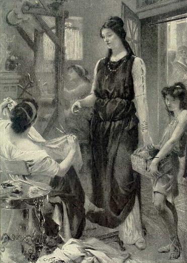 Livia, mujer de Octavio Augusto, siendo honesta porque es lo que exige el cargo