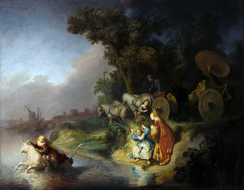 Cuadro del Rapto de Europa de Rembrandt, que ilustra este artículo sobre los servicios públicos digitales instrumentales. 