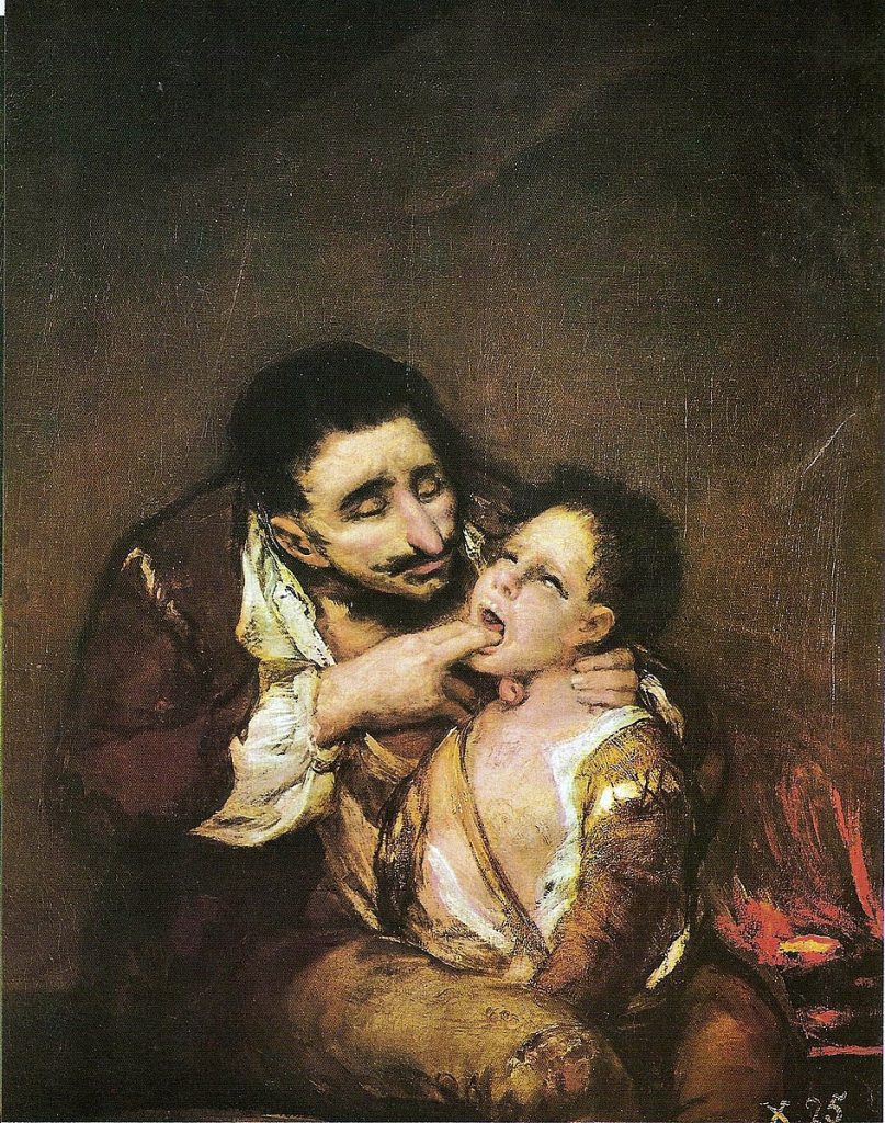 cuadro de El Lazarillo de Tormes de Goya, que ilustra el artículo tipo de servicios públicos proactivos. 
