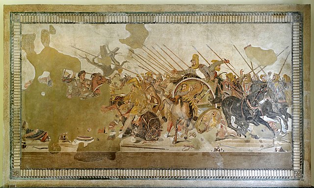 Alejandro Magno en la batalla de Issos ilustra este artículo sobre liderazgo de la transformación digital