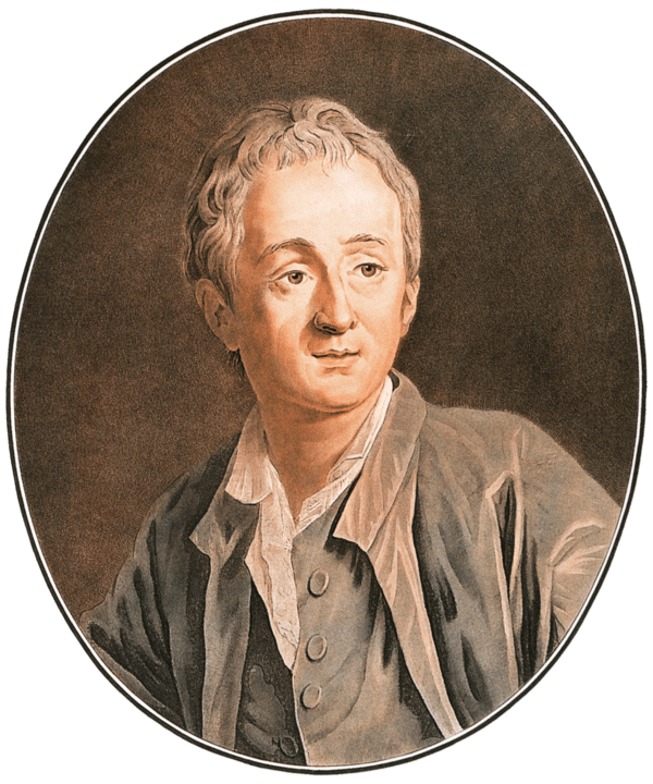 El retrato de Denis Diderot de Alix ilustra este artículo sobre la enciclopedia del fracaso administrativo