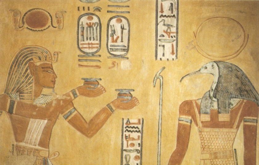 Toth y Ramses III ilustran este post sobre el coste de la Inteligencia Artificial