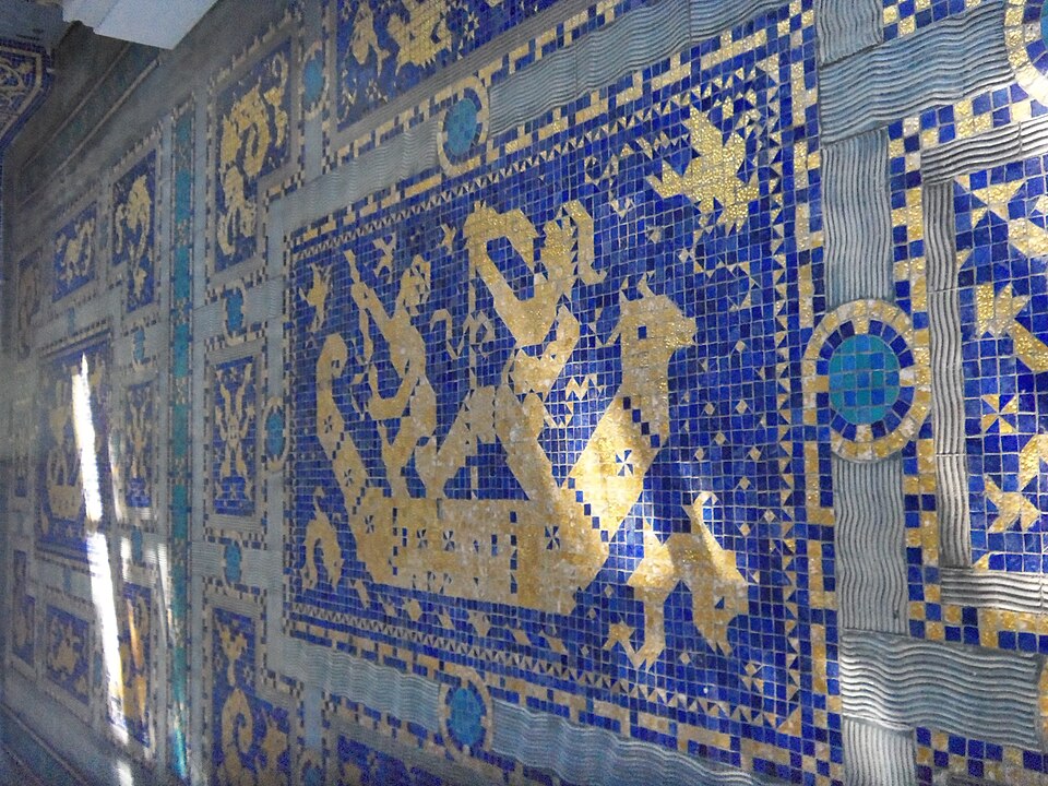 Mosaico del barco de Teseo